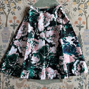 Adrianna Papell Pink Floral Skirt size 6